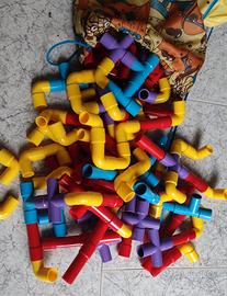 Gioco Costruzioni Tubolari, 114 pezzi
