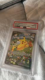 PIKACHU PSA10 ITALIANO CARTA PROMO BAULETTO SV