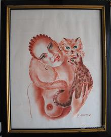 Dipinto Michael Stack - New York Pastelli su carto