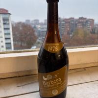 Bottiglia di vino Barbera del Monferrato 1978