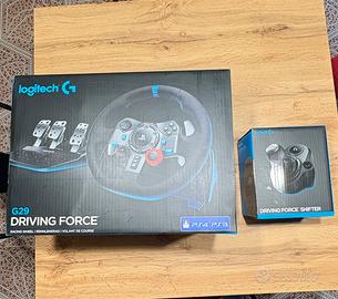 Logitech G29 + Cambio shifter (PS5/PS4/PS3/PC)