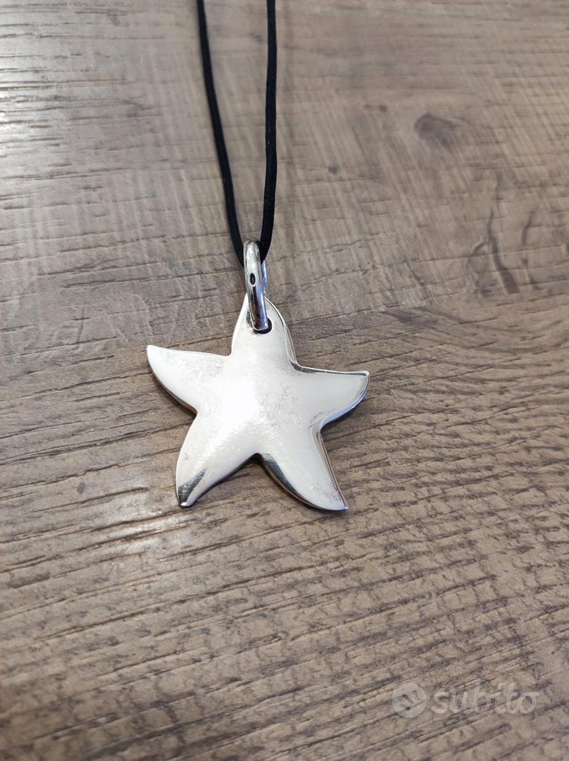 MELINA Ciondolo Stella In Argento 925 Opaco, Lunghezza 3 Cm, Senza Pietre, Modello 1801767