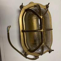 plafoniera in ottone  tipo navale