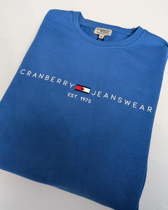 Felpa Uomo Blu Cranberry Jeanswear - Taglia M -