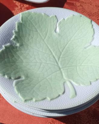 Servizio 6 piatti dessert dolce frutta Galvani Cer