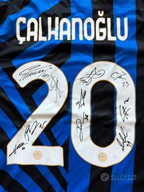 Maglia calcio ufficiale Inter 2025-26 AUTOGRAFATA