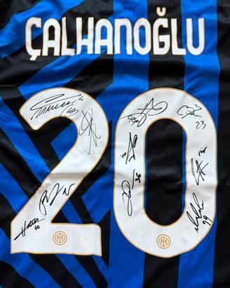 Maglia calcio ufficiale Inter 2025-26 AUTOGRAFATA