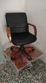 poltrona ufficio pelle