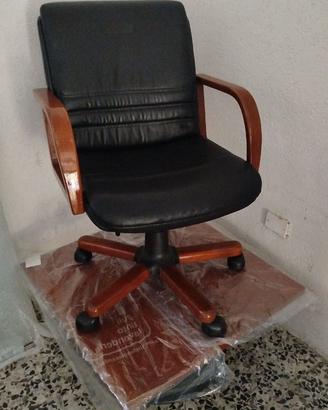 poltrona ufficio pelle