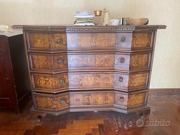Cassettiera in legno