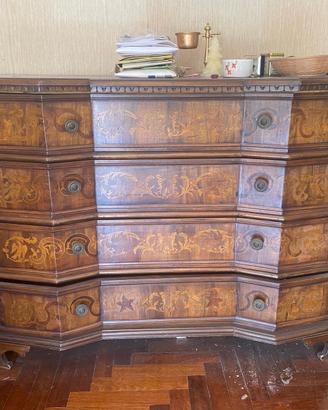 Cassettiera in legno