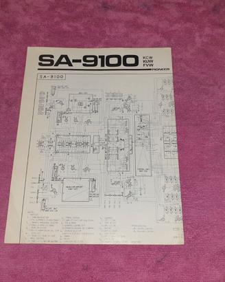Pioneer SA-9100 schematic