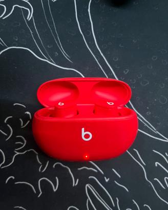 Beats studio buds (red)