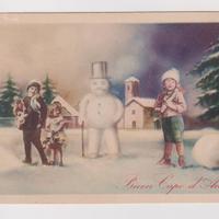 Cartolina Buon Capo D'anno Primi del 900