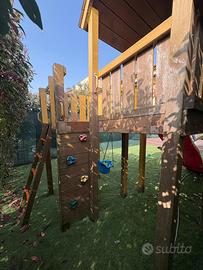 CASETTA PARCO GIOCHI CON SCIVOLO