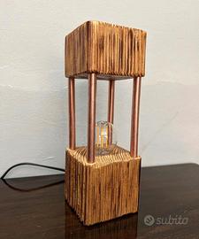 Lampada in rame e pino