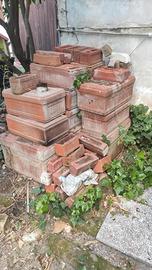 Stufa a legna in terracotta Felici
