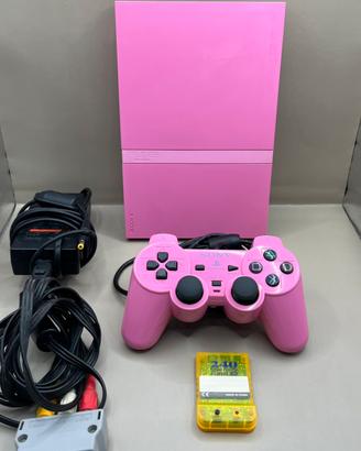 Sony Playstation 2 PS2 Slim Rosa console