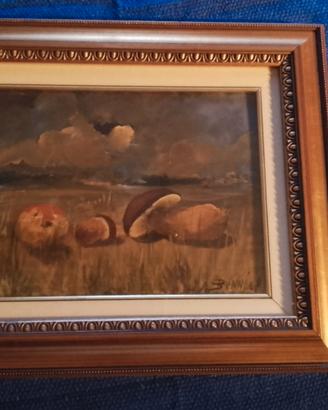 Olio su tavola Benito Merli, Bunni Genova-Sturla