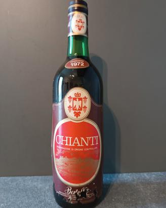 Chianti Bertolli  Vendemmia 1972 Bottiglia Vintage