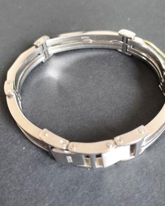 Bracciale uomo Fossil acciaio inox