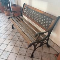 Panchina da giardino/terrazzo