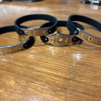 Braccialetti acciaio e caucciù