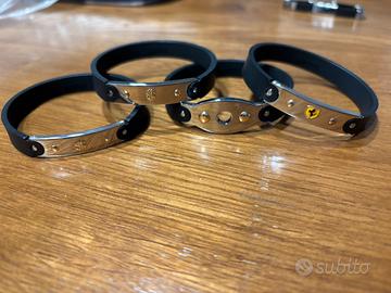 Braccialetti acciaio e caucciù