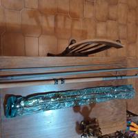 canna pesca vintage  garbolino con filo interno
