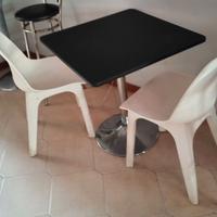 tavolo da bar e sedie +5 sgabelli