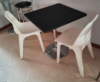 tavolo da bar e sedie +5 sgabelli