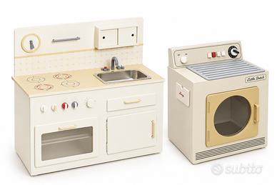 CUCINA + LAVATRICE GIOCATTOLO IN LEGNO - ZARA HOME