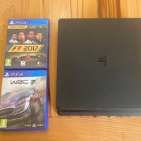 PlayStation 4 Slim + 2 Giochi + 2 controller