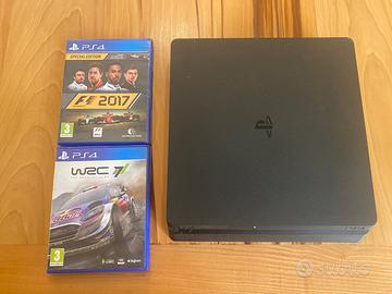 PlayStation 4 Slim + 2 Giochi + 2 controller