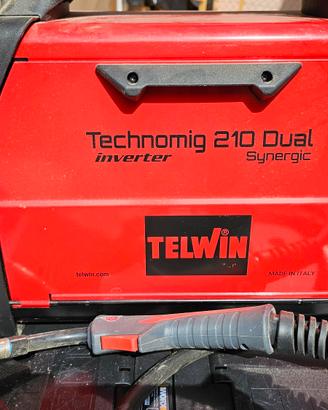 Saldatrice Telwin Technomig 210 Dual synergic