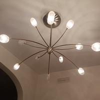 Lampadario a soffitto a 12 bracci