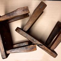 Coppia sgabelli vintage metà 900