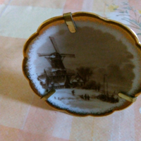 Miniatura mulino a vento porcellana d,arte