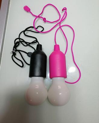 Coppia lampadine a batteria