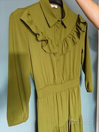 Vestito verde PLEASE taglia S