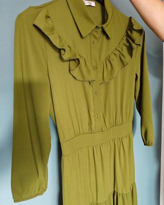 Vestito verde PLEASE taglia S