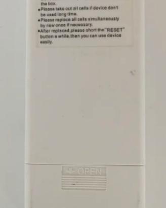 Telecomando per condizionatore Amstrad AC9
