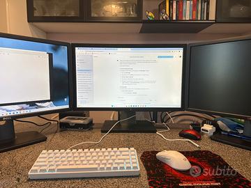 Triplo monitor DELL fhd