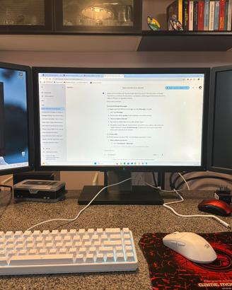 Triplo monitor DELL fhd