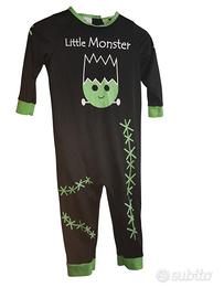 vestito carnevale mostriciattolo 18/24 mesi