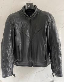 Giacca moto SPIDI in pelle nera, taglia 50
