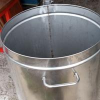 Bidone immondizia Grande inox