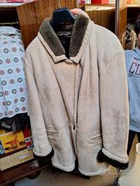 GIACCA VINTAGE IN MONTONE DA DONNA BEIGE -TAGLIA L