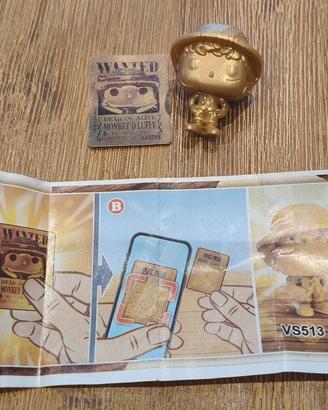 Funko Pop!/ Kinder Joy- Monkey D. Luffy Gold VS513