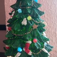 Albero di Natale in resina con luci Giardinia